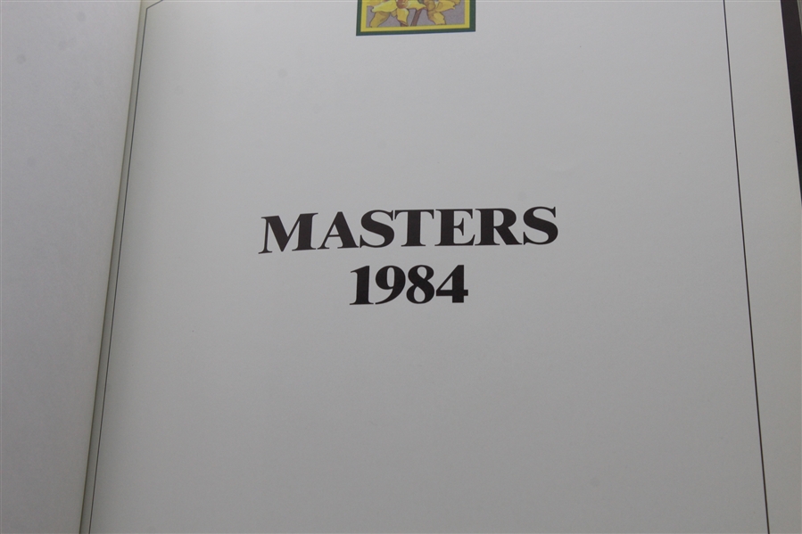 1984, 1985, & 1994 Masters Tournament Annuals