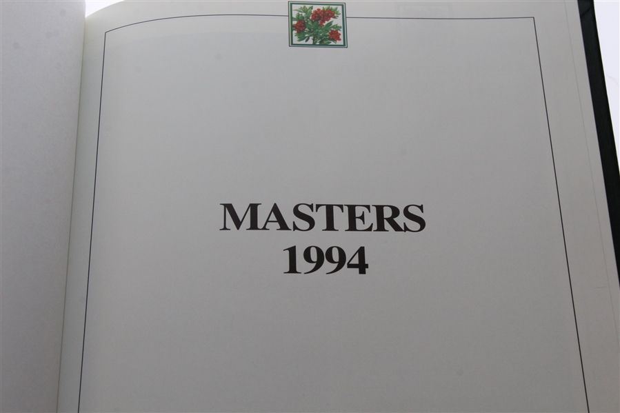 1984, 1985, & 1994 Masters Tournament Annuals