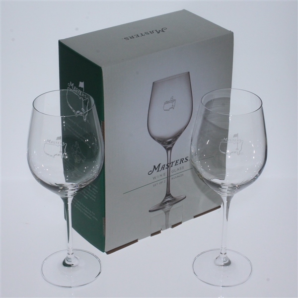 Set of Two Masters White Wine 14oz Glasses - Unused in Original Box