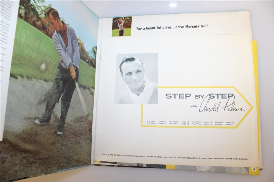 Arnold Palmer 'Personal Golf Instruction' Two Record Set with Instruction Booklet