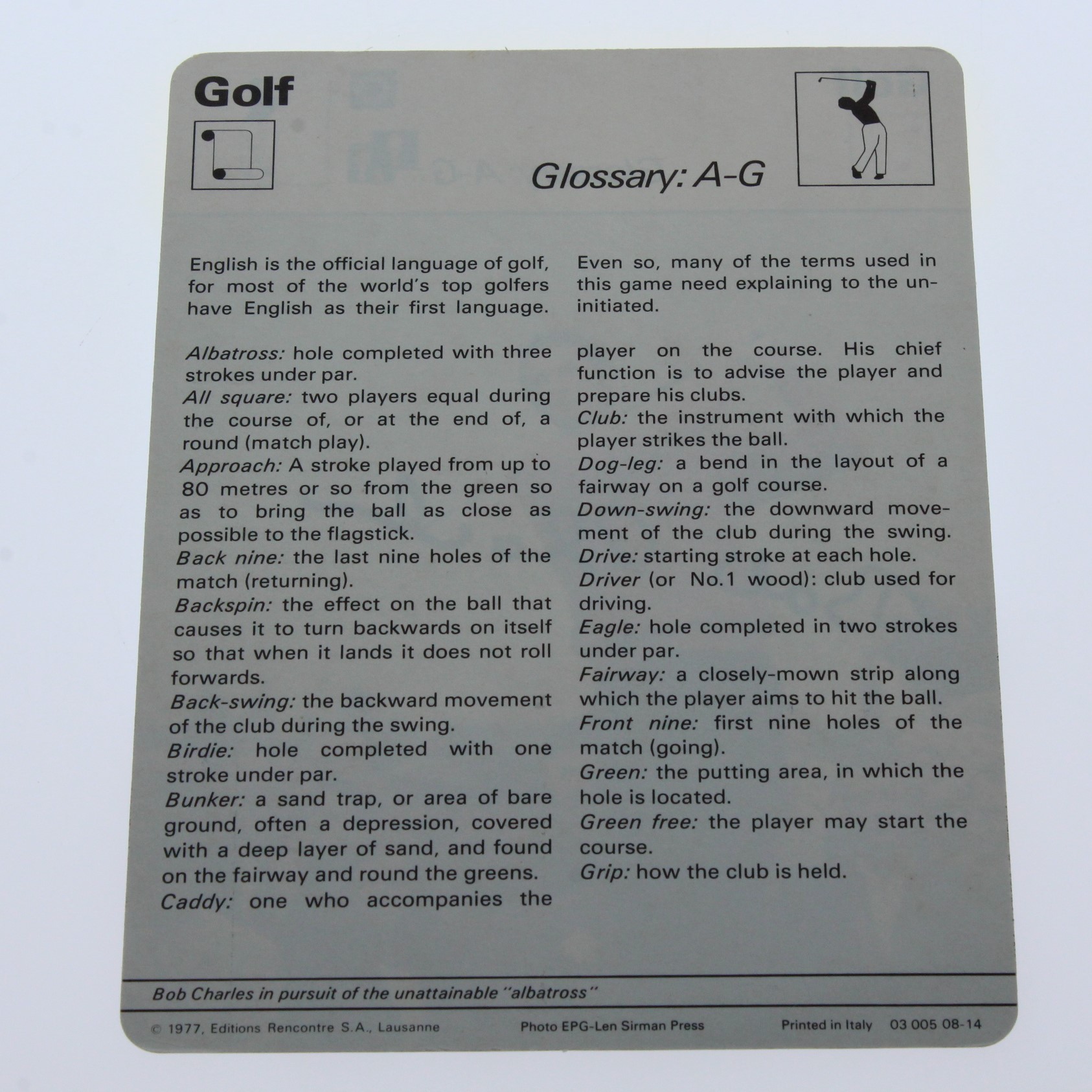 site rencontre golf
