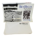 Ben Hogan 11 x 14 Photo, Correspondence, and Galley Proof of Ben Hogan - The Man Behind the Mystique