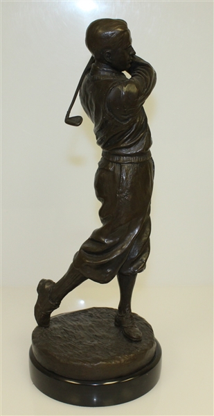 Bobby Jones Bronze Statue by Ron Tunison - Stands Over a Foot Tall