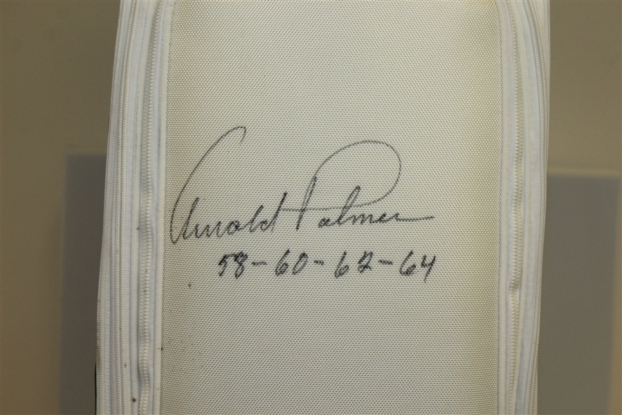 Arnold Palmer Signed Callaway Big Bertha Golf Bag With Masters Winning Years Inscription JSA ALOA