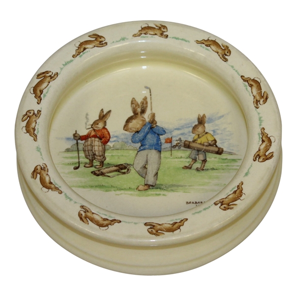 Royal Doulton Bunnykins Bowl/Plate by Barbara Vernon