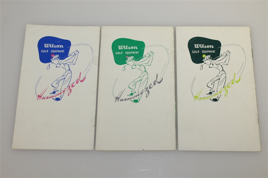 Three Vintage Wilson Sporting Goods Promotional Instructional Pamphlets