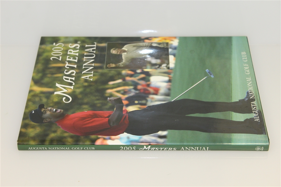 2005 Masters Tournament Annual Book - Tiger Woods Winner - Jack's Final Masters