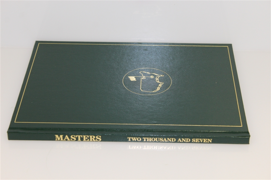 2007 Masters Tournament Annual Book - Zach Johnson Winner with Original Box
