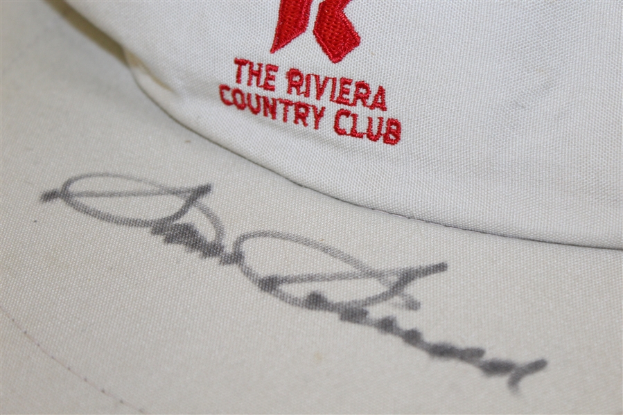 Sam Snead Signed Riviera Country Club Visor JSA ALOA