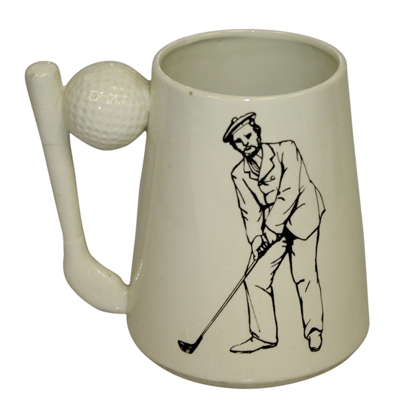 Circa 1930's Young Tom Morris Golf Mug - R. Wayne Perkins Collection
