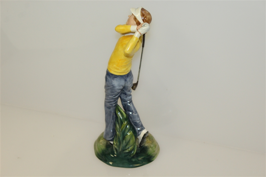1988 Royal Doulton Teeing Off Golfer by R. Tabbenor - R. Wayne Perkins Collection