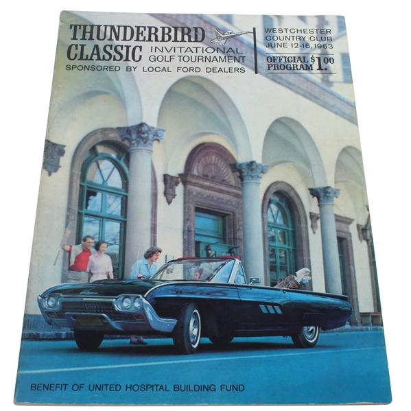 1963 Thunderbird Classic Invitational Program - Arnold Palmer Win