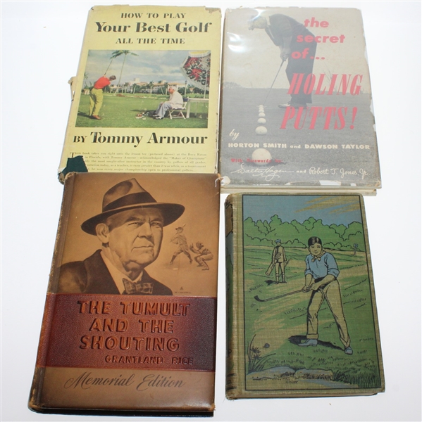 Eight Classic Golf Books and Booklet