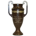 1923 First Annual Invitation Winner Heintz Sterling on Bronze Trophy - Leon Keller