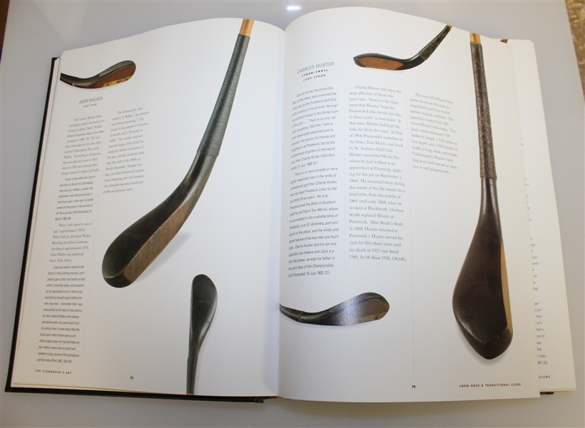 'The Clubmaker's Art: Antique Golf Clubs and Their History' Ltd Signed Edition with Slip Case
