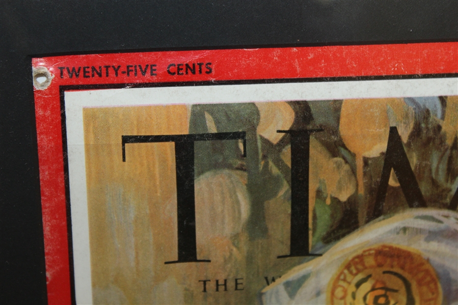 Jack Nicklaus Signed June 29, 1962 Time Magazine Cover - Framed - Al Kelley Collection JSA #Y87345
