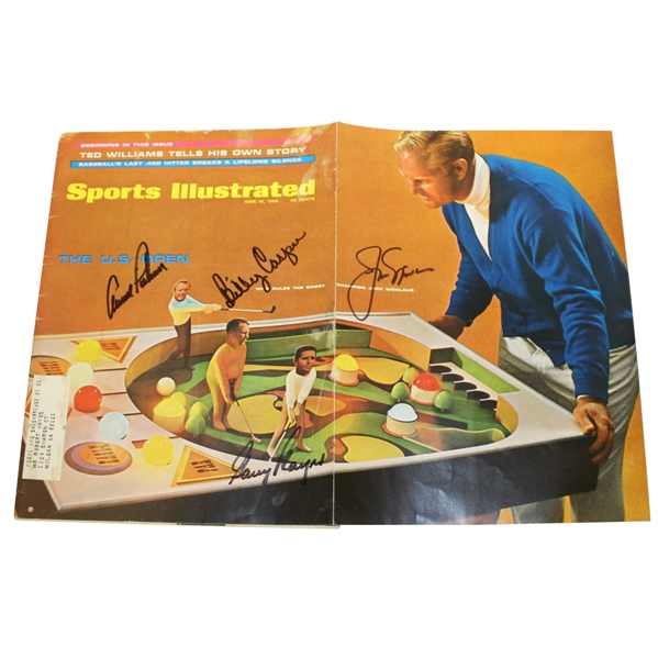 Palmer, Nicklaus, Player, & Casper Signed June 10, 1968 SI - Al Kelley Collection JSA #Y87340