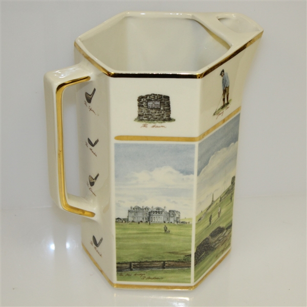 St. Andrews Whisky Golfing Collectors Series Pitcher by Pointers of London & Edinburgh
