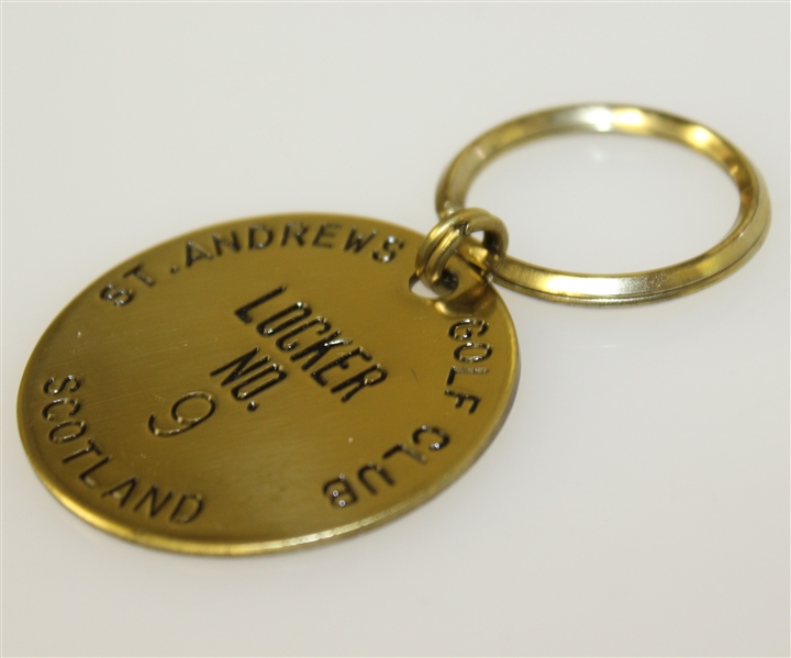 St. Andrews Golf Club Locker No. 9 Commemorative Keychain