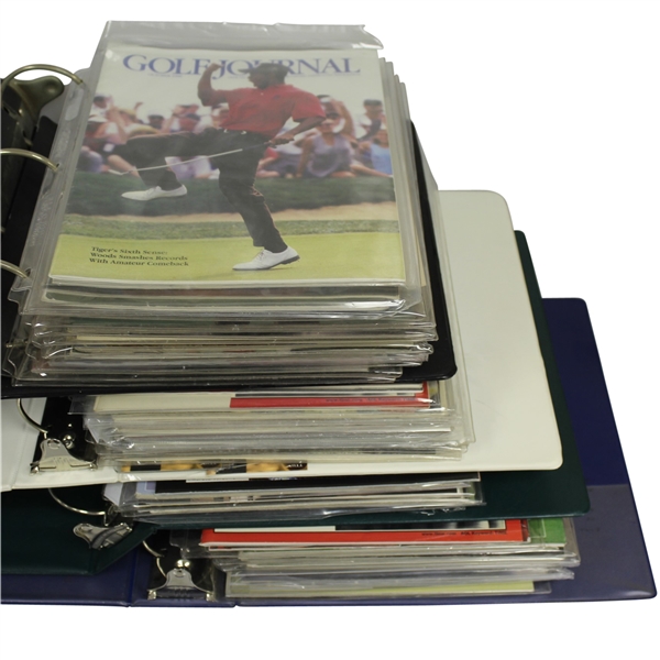 Large Assortment of Tiger Woods Magazines - Front Cover of Each