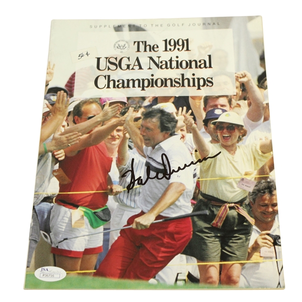 Hale Irwin Signed 1991 Golf Journal Supplement Magazine JSA #P36716
