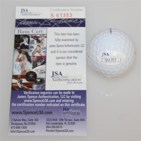 Danny Willett Signed Masters Logo Golf Ball - Seldom Seen JSA #S61353