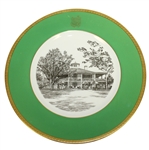 Augusta National Clubhouse Wedgwood Bone China Ltd Ed Plate #114 - Gifted to Bobby Jones Son Robert Tyre III