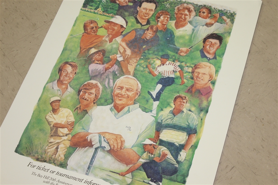 Six Arnold Palmer Bay Hill Invitational Posters -1996, 1998, 2001, & 2006