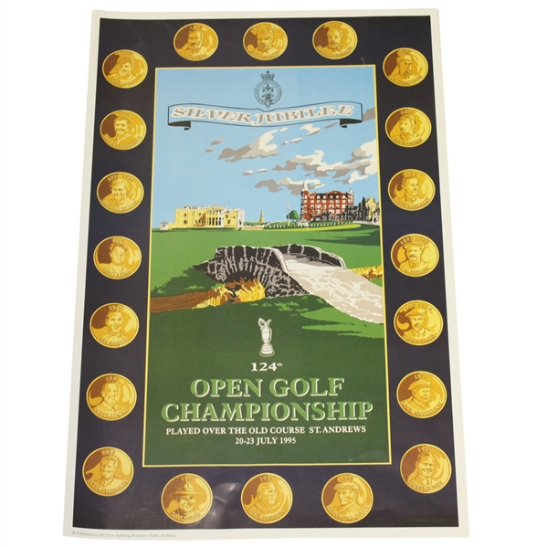 1995 Open Golf Championship at St. Andrews 'Silver Jubilee' Poster