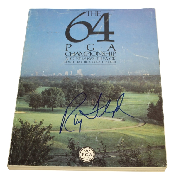 Ray Floyd Signed 1982 PGA Championship at Southern Hills CC Program JSA ALOA
