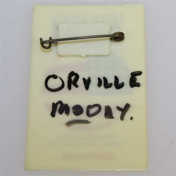 1969 US Open at Champions Golf Club Clubhouse Badge - Orville Moody