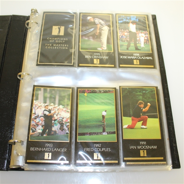 1995 Grand Slam Ventures Masters Collection Foil Card Set and Binder - NR-MT