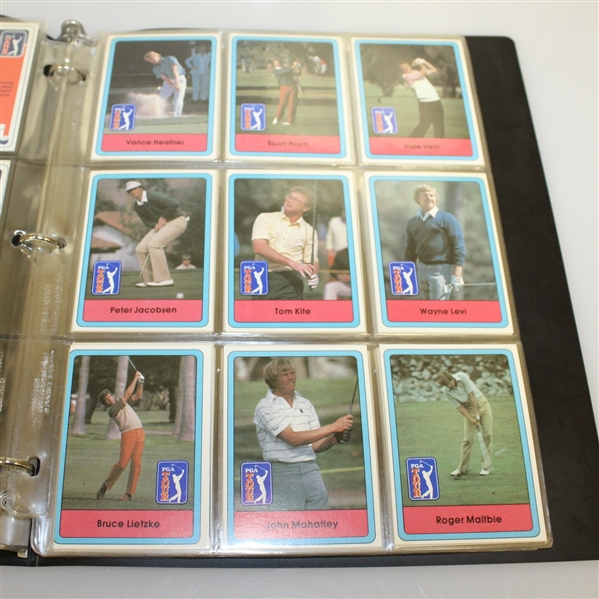1983 PGA Tour Card Set with Binder
