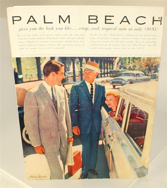 1957 Palm Beach Championship Program Signed by Cary Middlecoff JSA ALOA