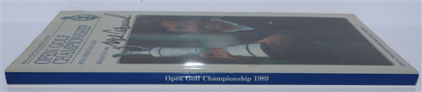 Mark Calcavecchia Signed 1989 Open Championship at Royal Troon Program JSA ALOA