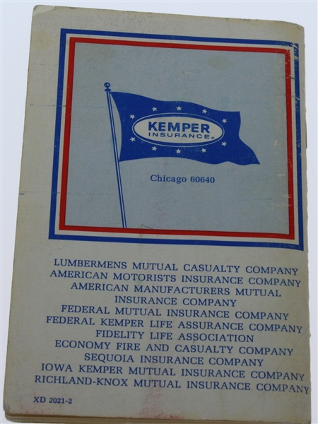 1968 Kemper Open Golf Guide - Arnold Palmer Win