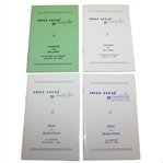 Ben Hogans Four Personal River Crest Country Club By-Laws and Rules Booklets - 1954, 59, 60, 64