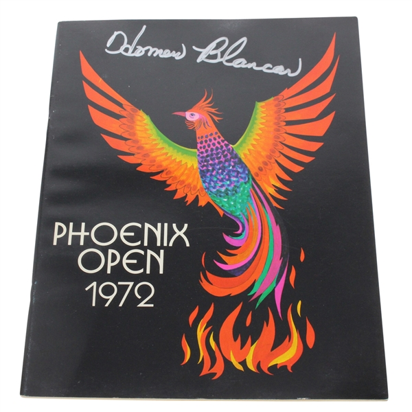 Homero Blancas Signed 1972 Phoenix Open Program JSA ALOA