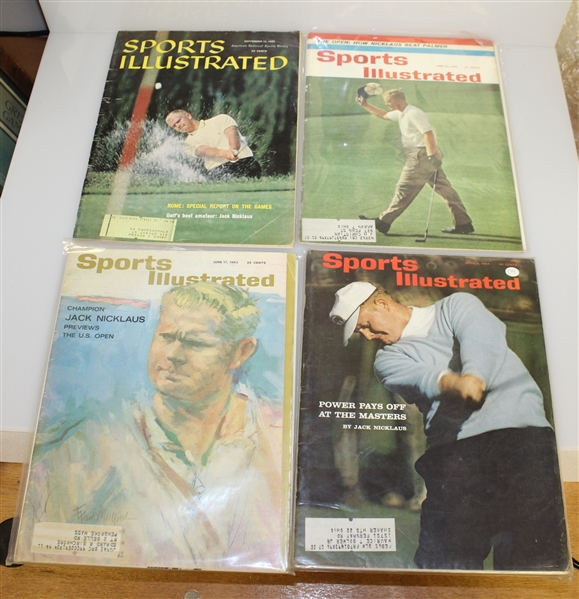 Nineteen Jack Nicklaus Sports Illustrated Various Magazine Covers - Complete Magazines