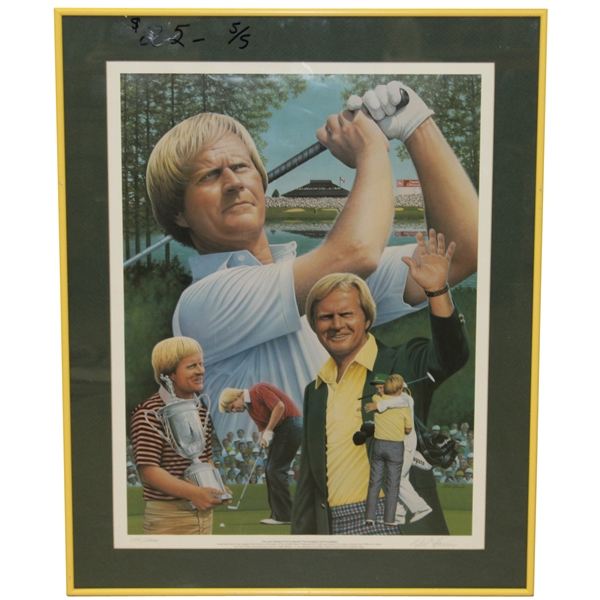 Jack Nicklaus Ltd Ed Print to Benefit Canadian Golf Foundation - Framed - Al Kelley Collection