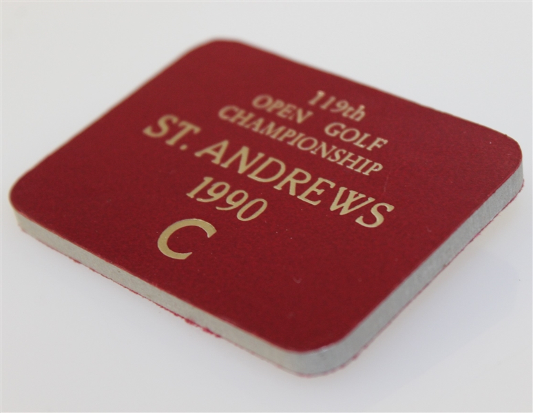 1990 Open Championship at St. Andrews C Badge - Deane Beman Collection