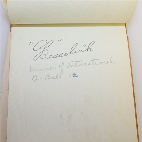 Vintage Autograph Book - Babe Zaharias, Connie Mack, Sam Snead, & Gene Sarazen JSA ALOA