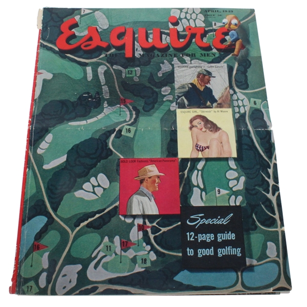 April 1949 Esquire Magazine Special 12 Page Guide to Good Golfing