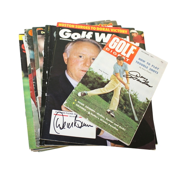 Sixteen Signed Golf Themed Magazines - Player, Trevino, & More JSA ALOA