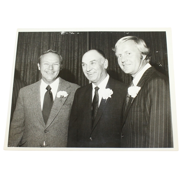 Ben Hogan's Personal Photo with Arnold Palmer & Jack Nicklaus