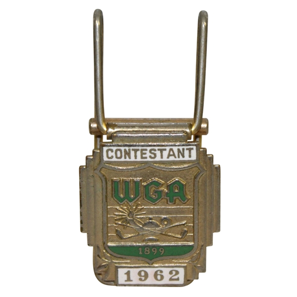 1962 WGA Western Open Contestant Badge - Jacky Cupit Winner