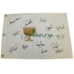 USA Team Signed Presidents Cup Flag with Arnold Palmer Captain - 1996 JSA ALOA