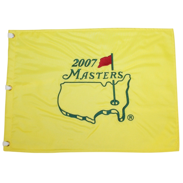 2007 Masters Embroidered Flag - Zach Johnson Winner