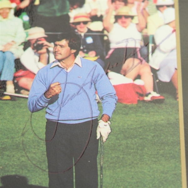 Seve Ballesteros Signed 1983 GSV Golf Card JSA ALOA