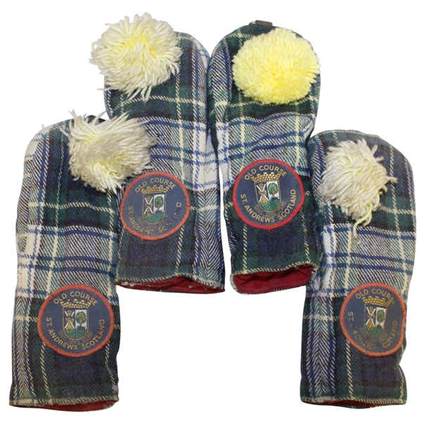 Old Course at St. Andrews Classic Golf Club Headcovers - 1, 3, 5, and Unknown